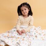 haus & kinder Muslin Blanket for New Born Baby, Soft Breathable Baby Blankets Newborn, Baby Blanket for 0-2 Years, New Born Babies Essentials | Woodland - Image 5