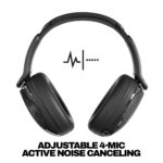 Skullcandy Hesh 540 ANC Wireless Over-Ear Bluetooth Headphones with THX Spatial Audio, Active Noise Cancelling, Personalized Sound, Up to 65 Hours Battery, Microphone for iPhone Android - Black - Image 2