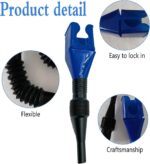 Auto Fuel Funnel with Flexible Pipe Plastic Oil Refilling Funnel Leak Resistant Liquid Transfer Funnel for Car Motorcycle Scooter Tractor Engine Fuel Water Automotive Tool (Multicolor, 1 Pcs) - Image 7