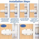 Magnetic Push Latch Heavy Duty Push to Open Cabinet Hardware Magnetic Touch Latches for Large Door Push Release Latches Kitchen Drawer Push Catch Press Out Latch (White, 2 Pack) - Image 7