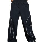 GRECIILOOKS Track Pants for Woman | Parachute Pant for Women Baggy | Loose Trousers for Women | Baggy Cargo Pant's for Woman | Trendy Parachute Pants for Travel & Everyday (Available in Plus Size)