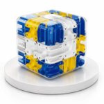 AEXONIZ TOYS 3D Magic Puzzle Cube | Transparent Handheld Marble Run, Brain Teaser Game for Kids & Adults, Focus Skill Development Educational Toy