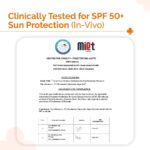 The Derma Co 1% Hyaluronic Sunscreen Aqua Gel SPF 50 PA++++ | Hydrating, Lightweight & Non-Greasy | No White Cast | Broad Spectrum & Blue Light Protection | Clinically Tested - (In-Vivo) | 30 g - Image 3