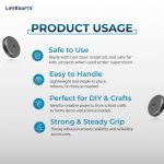 LifeKrafts Ceramic Magnets | 18×5 mm Round Disc | Pack of 10 | Grade 11 Small Strong Magnets | Multipurpose DIY, Craft, Refrigerator, Home, Office & School Use - Image 4