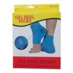 Heel Protection Gel Socks Toe-Free Silicone Heel Cups Moisturizing Heel Sleeves for Cracked Heels Dry Skin Foot Care Reusable - Image 2