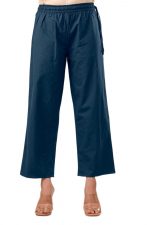 Women's Pure Cotton Straight Palazzo Pants for Women Comfortable Lounge Trousers Standard Length Elastic Waistband Non See Through Breathable Summer Bottomwear