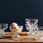 Kitchenware Dinnerware ice Cream Bowls Glasses Solid Dessert Bowl - 120 ml, 6 Pieces, Transparent - Image 2