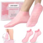 Cracked Heels Moisturizer Silicon Socks for Women, Moisturizing Gel Socks, Spa Pedicure Socks, Silicone Socks for Cracked Feet, Foot Care, Soft Heel Protector, Reusable Waterproof Socks multicolour socks