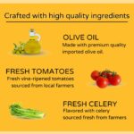 The Gourmet Jar Klassic Ketchup 225g| 100% Natural, No Preservatives, No Artificial Colors, No Artificial Flavouring agent | No Refined Sugar| Low Calorie| No-trans-fat| Healthy| Made with Fresh Tomatoes| Homemade taste| Fresh & Tangy | Healthy Ketchup | Pack of 1 - Image 4