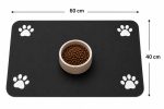 Dog Food Mat for Floor | Waterproof Pet Feeding Mat | Food & Water Bowl Mat for Dogs & Cats | Anti-Slip Rubber Mat for DDG Floor Protector (40 x 60 cm) - Image 9