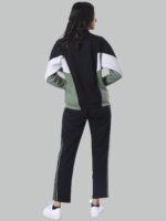 London Hills Sports Zipper Running Summer Track Suit | Gym Wear For Women Set | Track Suit For Women | Yoga | Trekking | Gym Tshirt and Pants | Summer Jacket | Tracksuit - Image 3