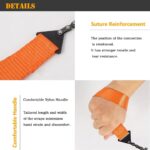 DRUCILA Pocket Chain Rope Saw Portable Hand Powered Saw With Sharp Teeth Blades for Wood Cutting Outdoor Hiking Camping Survival Gear Garden Work With Carrying Pouch. - Image 3