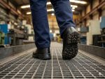 Safetag Men's Safety Shoes | Cushioned Footbed | Puncture Proof | Comfortable Fit | Steel Toe Footwear | Leather Safety Shoes for Men | Black, Leader - Image 2