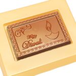 Ghasitaram Gifts Small Chocolates Bar with "Happy Diwali" Message|Chocolate Gift Hamper|Diwali Chocolates|Food Hamper|Gourmet Hampers|Chocolates|Dryfruit|Chocolate Hamper|Sugarfree Chocolate