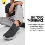 Boldfit Casual Shoes for Men Breathable Knit Slip-On Sneakers with Memory Foam Insole & EVA Sole Lightweight Walking Shoes with Sock-Like Fit & Padded Heel for All-Day Comfort - Image 8