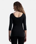Jockey 2543 Women Super Warmth Super Combed Cotton Rich Brushed Three Quarter Sleeve Thermal Top with StayWarm Technology - Image 3
