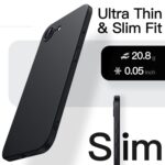 JETech Slim Cover Case for iPhone 17e (2026) / iPhone 16e with Camera Lens Full Protection, Ultra-Thin Lightweight Matte Finish Minimalist Protective Phone Cover, 6.1-Inch Display (Black) - Image 3