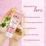 Ceramide Glow Rice Radiance Combo For Korean Glass Skin, Set of 4 - Face Wash, Face Toner, Face Scrub, Peel off Mask - Image 3