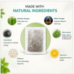 Herbal Foot Patches, 10 Pieces | Overnight Wellness Pads, Natural Plant Ingredients, Comfortable Adhesive Design, For Relaxation & Daily Self-Care - Image 4