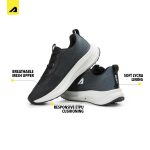 Boldfit Running Shoes for Man Soft Sole Sports Shoes for Men Running Light Weight Shoe for Men Sports Anti Slip Gym Shoe for Man Workout mesh Gym Footwear, Black - 09 - Image 7
