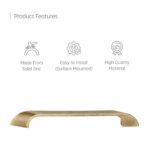 LAPO 6 Inch Drawer Cabinet Handle for Kitchen Cabinet, Wardrobe & Cupboard, Strong Grip Design, Modern Utility Hardware, Easy Installation, 3 Year Warranty (160mm, Antique Finish, Pack of 2) - Twist - Image 7