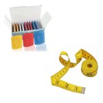 CRAFTS HAVELI Tailors Chalk with Measuring Tape 60 Inch Soft Sewing Chalk for Cloth Cutting Stitching Tailoring DIY Craft Kit