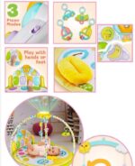 Newborn Soft Crawling playmat Kids Activity Piano mat Plush Playing Mat for Baby Baby Gym Play Mat Kick and Play Piano Gym Gift for Newborn Infants Toddlers - Image 2