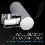 Jaquar 35mm Dia x 100mm Long Round Wall Bracket for Hand Shower – Heavy Duty, Easy Installation, Modern Bathroom Fixture Mount, Sliver, Chrome Finish - Image 2
