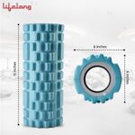 Lifelong Foam Roller for Exercise Gym- Deep Tissue Body Massage Roller for Back Pain, Neck & Knee Pain Relief- Yoga Roller Fitness Workout, Muscle Massager Equipment, Muscle Recovery, Stretching Tool - Image 8