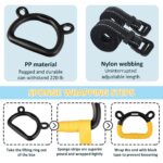 Proberos® 1 Pair Kids Gymnastic Rings, 400 Kg Loading Robust Gymnastic Ring, Home Fitness Equipment, Indoor and Outdoor Pull-up Bar, Home Exercise, Adjustable Gymnastic Ring 200 cm for kids under 1.4M | Ring, Home Fitness Equipment, Indoor and Outdoor Pull-up Bar, Home Exercise, Adjustable Gymnastic Ring 200 cm for kids under - Image 5