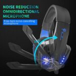 Punnkfunnk K20 Gaming Wired Over Ear Gaming Headphones With Mic, Compatible With Ps4, Xbox One, Nintendo Switch, Pc, Mac, Laptop, Black - Image 3