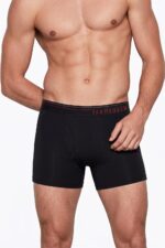 Van Heusen Men’s Cotton Boxer Briefs Pack of 2 | Long Trunk | No ride-up | Super Combed Cotton for softness | Open Front Fly | Moisture‑Wicking | Sweat Absorbant | All‑Day Fresh Technology | Long Lasting Colors |Soft Plush Waistband | Label‑Free Comfort | style 10032 - Image 3