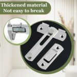 Stainless Steel Flip Latch Door Lock Sliding Barn Door Lock, Safety Gate Latch for Garden, Bathroom, Garage, Coop, Closet, Cabinet & Window – Heavy Duty Bolt Lock Hardware - Image 4