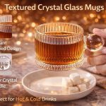 Small Lining Tea Cup Lining Design Cups for Tea Coffee Elegant Durable Clear Drinkware for Home Office Gifting (100ml_Set of 6 Pcs)