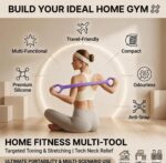 Figure 8 Resistance Band with Handles (20–25 lbs) | Silicone Exercise Band For Arm, Back, Chest & Shoulder Workout, Yoga, Pilates & Physical Therapy - Men & Women - Image 5
