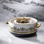 Selvel Elegance Royal Inner Steel Casserole Set of 3 (1700ml, 1200ml, 600ml) | Insulated Hot Pot | BPA Free | Keeps Food Hot & Fresh for upto 6 Hours | Royal Coral Black - Image 5