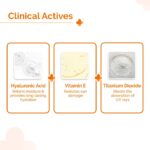 The Derma Co 1% Hyaluronic Sunscreen Aqua Gel SPF 50 PA++++ | Hydrating, Lightweight & Non-Greasy | No White Cast | Broad Spectrum & Blue Light Protection | Clinically Tested - (In-Vivo) | 30 g - Image 6