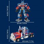 Galaxy Hi-Tech 2 in 1 Transforming Robot Architect Brick Toys 533+ Pieces Building Block - Super Hero Theme Blocks and Bricks - Robot, car Educational Engineering Construction Learning Toy for Kids - Image 2