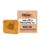 Ghar Soaps Sandalwood & Saffron Magic Soaps For Bath (100 Gms Pack Of 1) | Paraben Free | Chandan & Kesar Bath Soap | Handmade Soaps For Glowing | Skin Brightening Soap For Men & Women