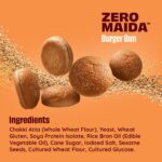 The Health Factory Zero Maida Burger Bun 120g (2Pcs) | Clean Label, Not Brown - Image 4
