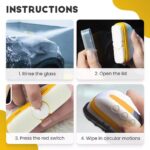 Automotive Oil Film Cleaning Brush, 2026 Upgrade Clearvision Car Windshield Cleaner, Clearvision Glass Cleaner, 150mll Reusable Oil Film Cleaning Brush for Car Window, Prevents Rain and Fog - Image 4
