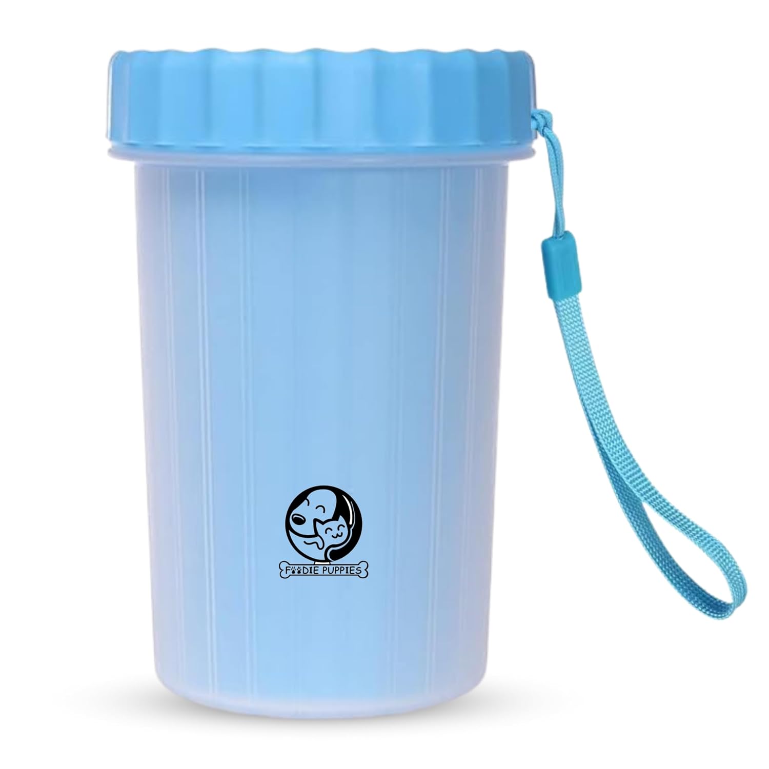 61FPnYW05TL._SL1500_.jpg Foodie Puppies Foot Washing Cup, Pet Paw Cleaner Portable Dog Paw Washer with Soft Silicone Bristles for Quickly Cleaning Pets Muddy Feet - Color May Vary (Paw Cleaner - Large) - Image 1
