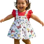 Clothe Funn New Born Baby Girl Dress Knee Length