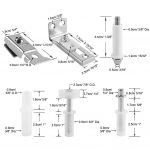 Sliding Door Kit, Sliding Door Roller Set for Door Installation and Repair, Door Wheel Roller Bifold Door Hardware Accessories, Six Piece Pack for Home Maintenance - Image 3