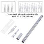 URBAN BOX Self-Healing Cutting Mat and Craft Knife kit with 30Pcs Hobby Blades Art Knife for Craft, Sewing, Fabric, Quilting, Scrapbooking Project A4(9"x12") - Image 5