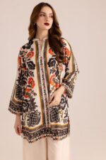 Modestouze Attires Coord Set for Women Cotton Poly Rayon - Turkish Co Ord Set for Women Stylish Mandarin Neck Floral Print Western Co Order Sets for Womens, Wear as Office Coat, Travel Cord, Cot - Image 7