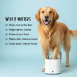 PawTech Cleaner Electric Dog Paw Washer | Automatic Paw Cleaning Device with Soft Silicone Bristles | Includes 500ml Paw Cleanser | Portable Pet Paw Cleaning Machine for Dogs - Image 6