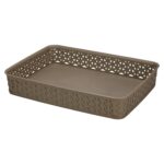 Bel Casa Royal A4 Tray - Pack of 4 I Desk & Drawer Organizer, File Holder & Storage Tray for Home Kitchen and Office Use - Lt Brown - Image 4