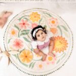 Haus & Kinder Baby Mats for Floor, Play Mat for Babies 0 to 12 Months, Baby Play Mat for 0 to 2 Years, Soft Crawling & Tummy Time Play Mat | Floral Garden