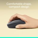 Logitech M196 Bluetooth Wireless Mouse, Compact and Portable Mouse for Laptops, Tablets and More, 12-Month Battery, Smooth Tracking, Compatible with PC and Mac, Windows and macOS - Graphite - Image 5